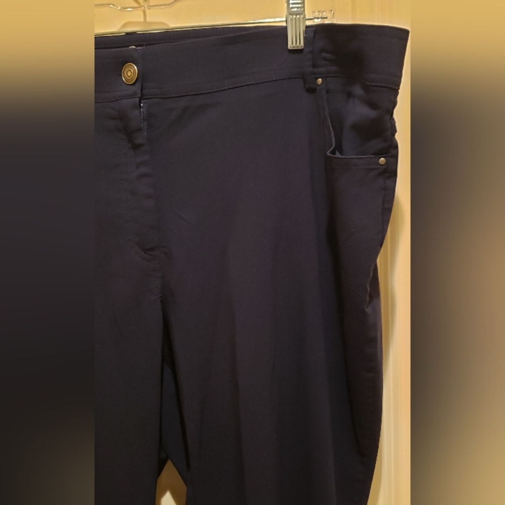89th & Madison Navy Women's Skinny Pants - Picture 7 of 13